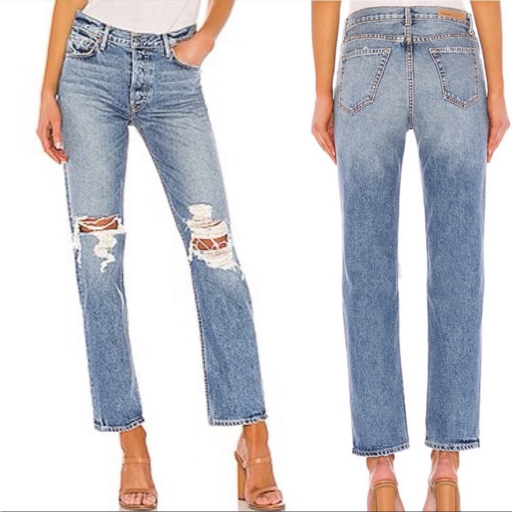 • GRLFRND • Helena High Rise Ripped Jeans
Ready to Go
